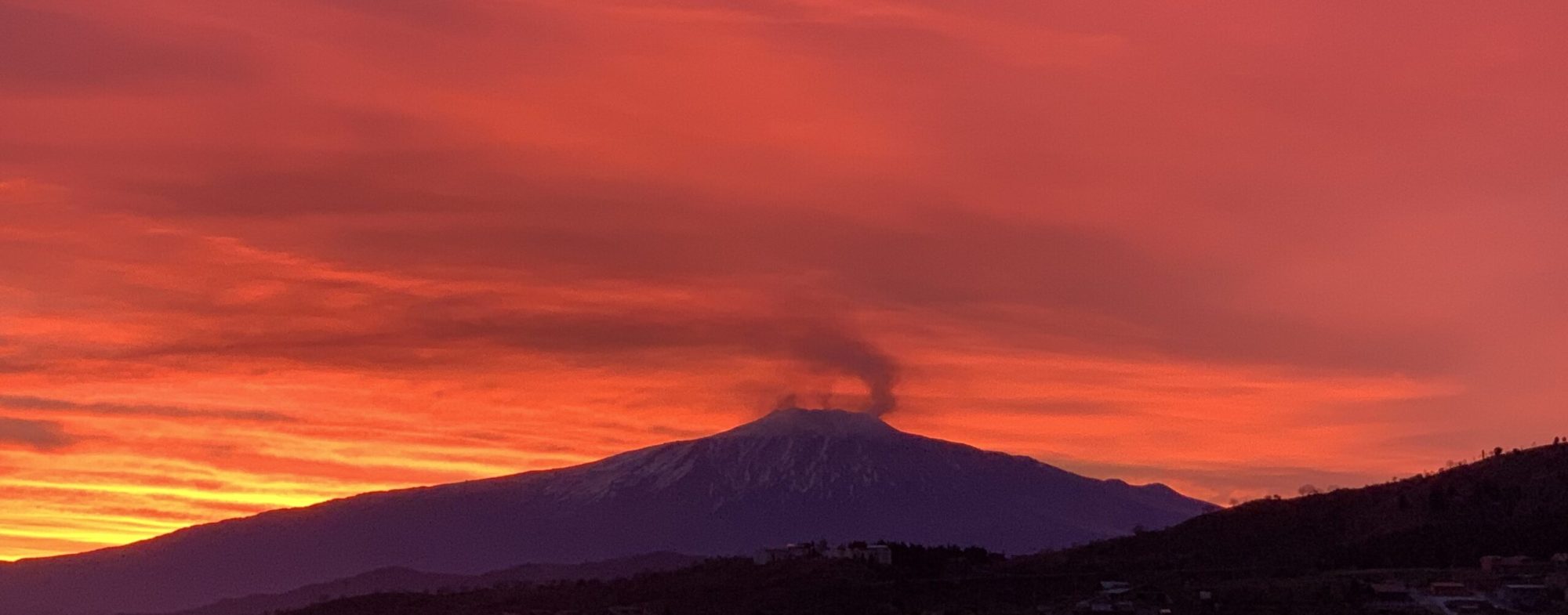 Etna al tramonto